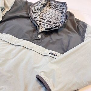 Chubbies The Bear Hug Gray Fleece Pullover 1/4 Zip Nordic Men’s Size Medium